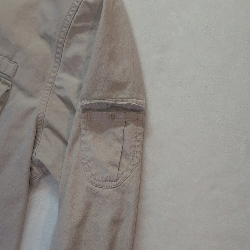 Banana Republic‎ Button-Down Beige Pocket Men's Shirt